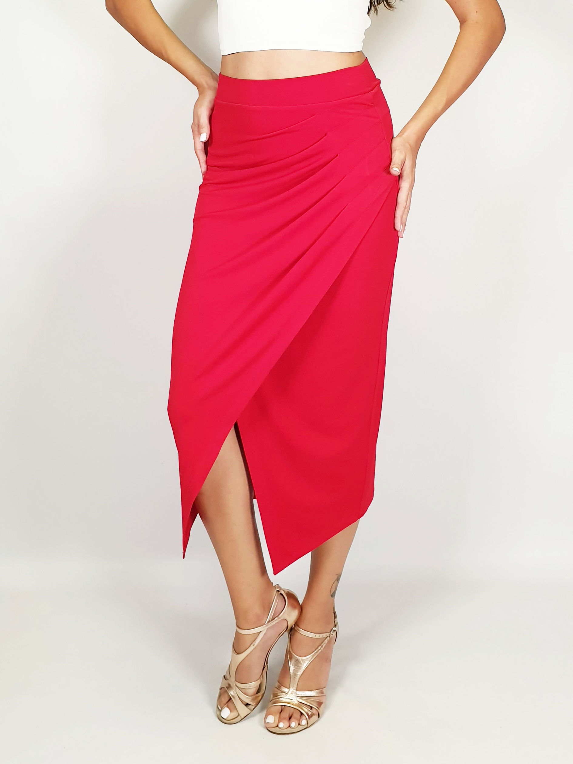 Caroline - Red Tango Skirt