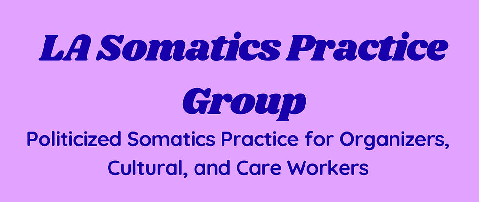 LA Somatics Practice Group