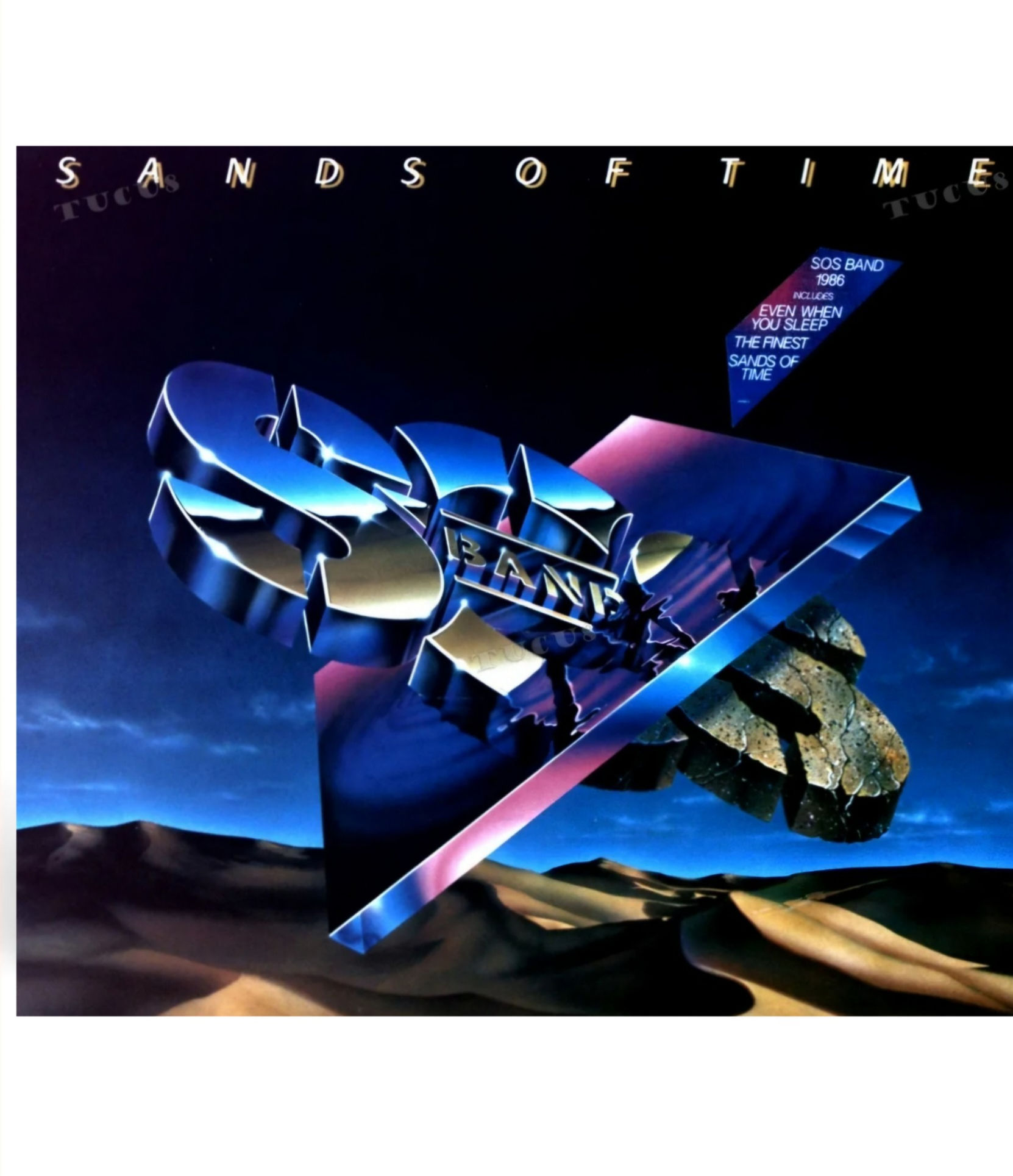 S.O.S. BAND MARY DAVIS "Sands of Time" AUTOGRAPHED CD