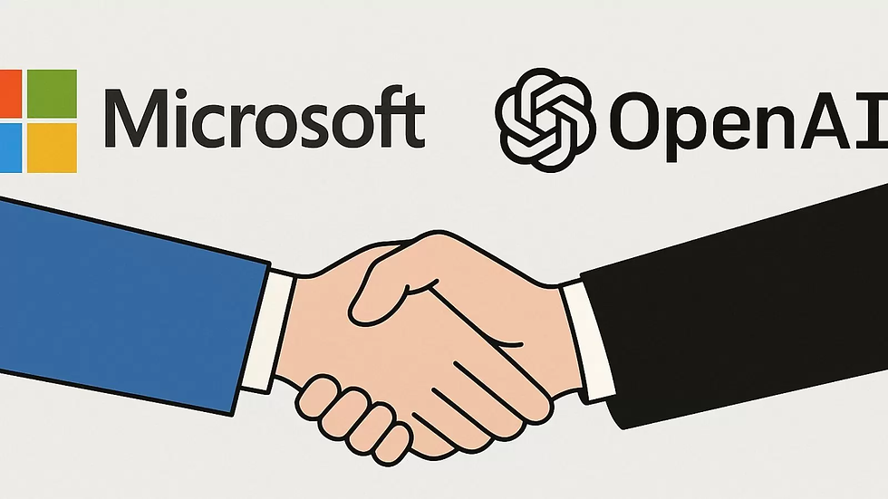 Microsoft e OpenAI renegociam parceria bilionária