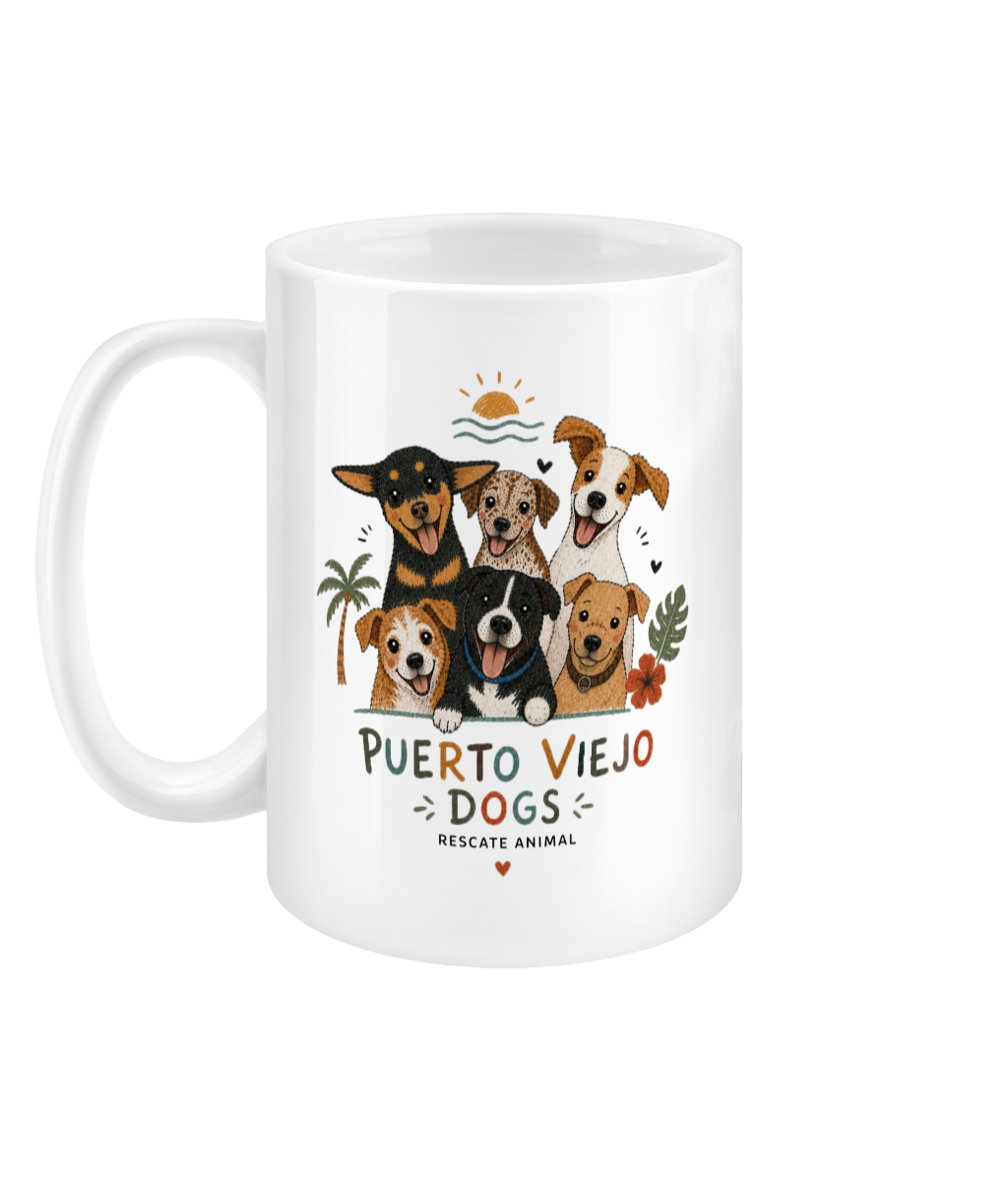 Taza de cerámica gigante de 15 oz con estampado de camisas.