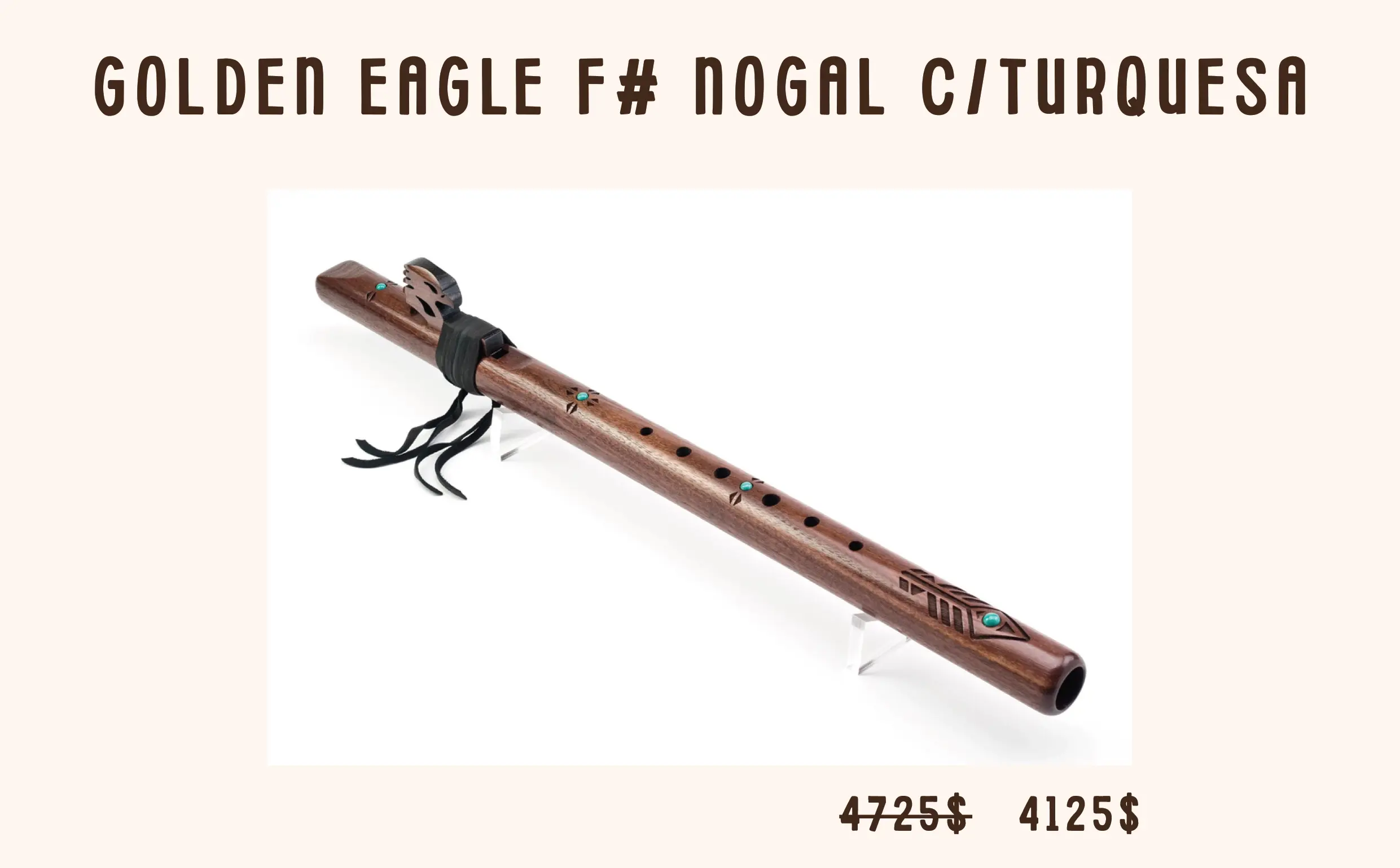 GOLDEN EAGLE  F#  CEDRO ESPAÑOL CON TURQUESA