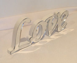Mirrored Love Word