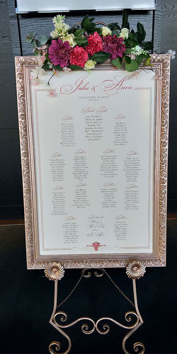 Rose Gold Frame and Easel