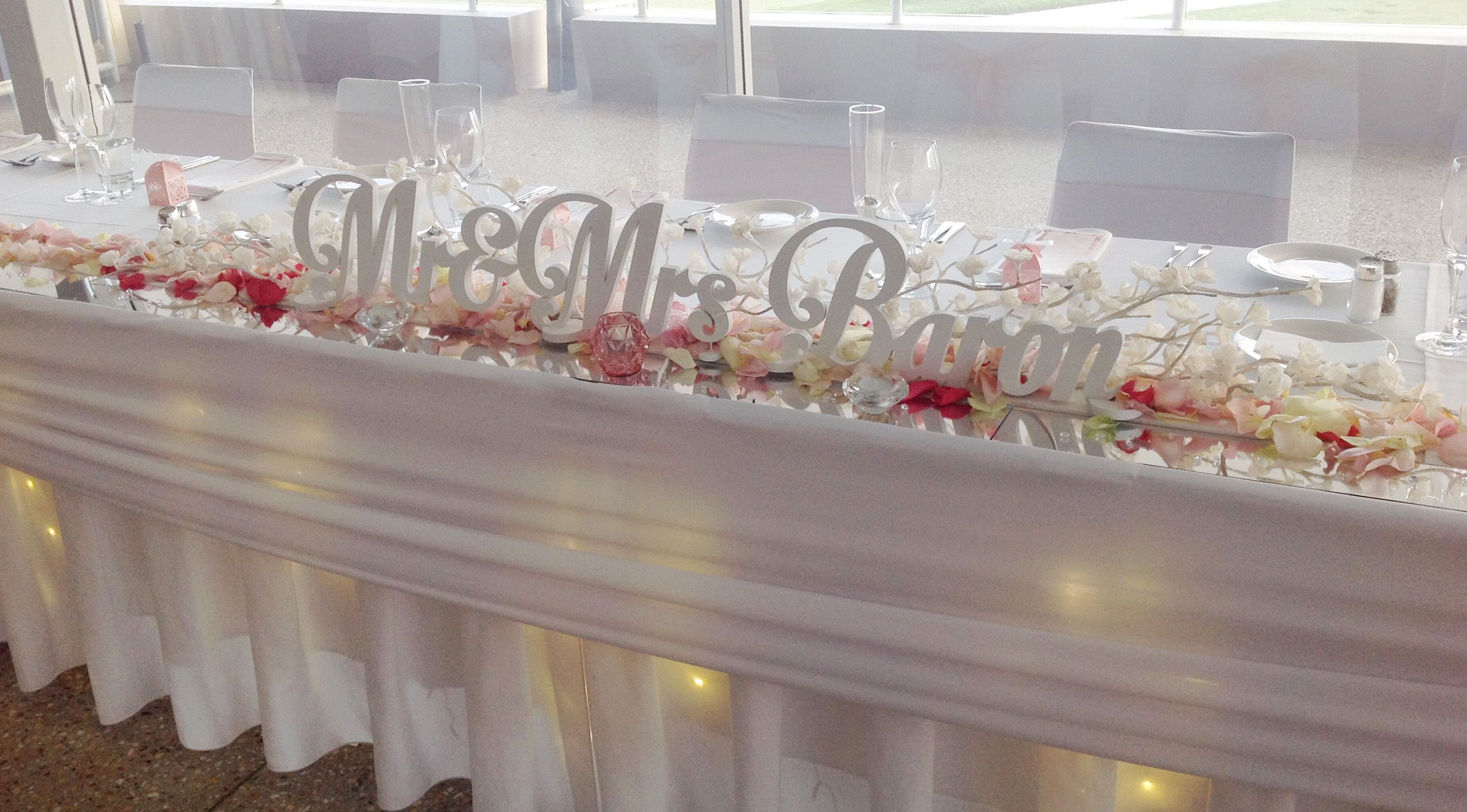 Bridal Table Centrepiece