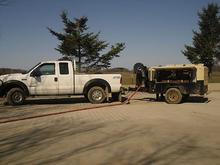 our truck and aircompressor