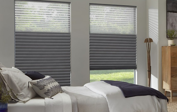 Contemporary rooms flat fold and classic roman shades