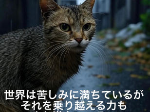 世界は苦しみに満ちているが、それを乗り越える力もまた満ちている。