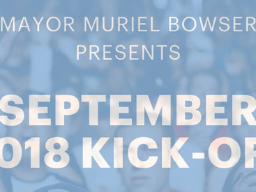 EVENT REVIEW: Mayor Muriel Bowser & 202Creates PRESENTS "September 2018 Kick-Off"