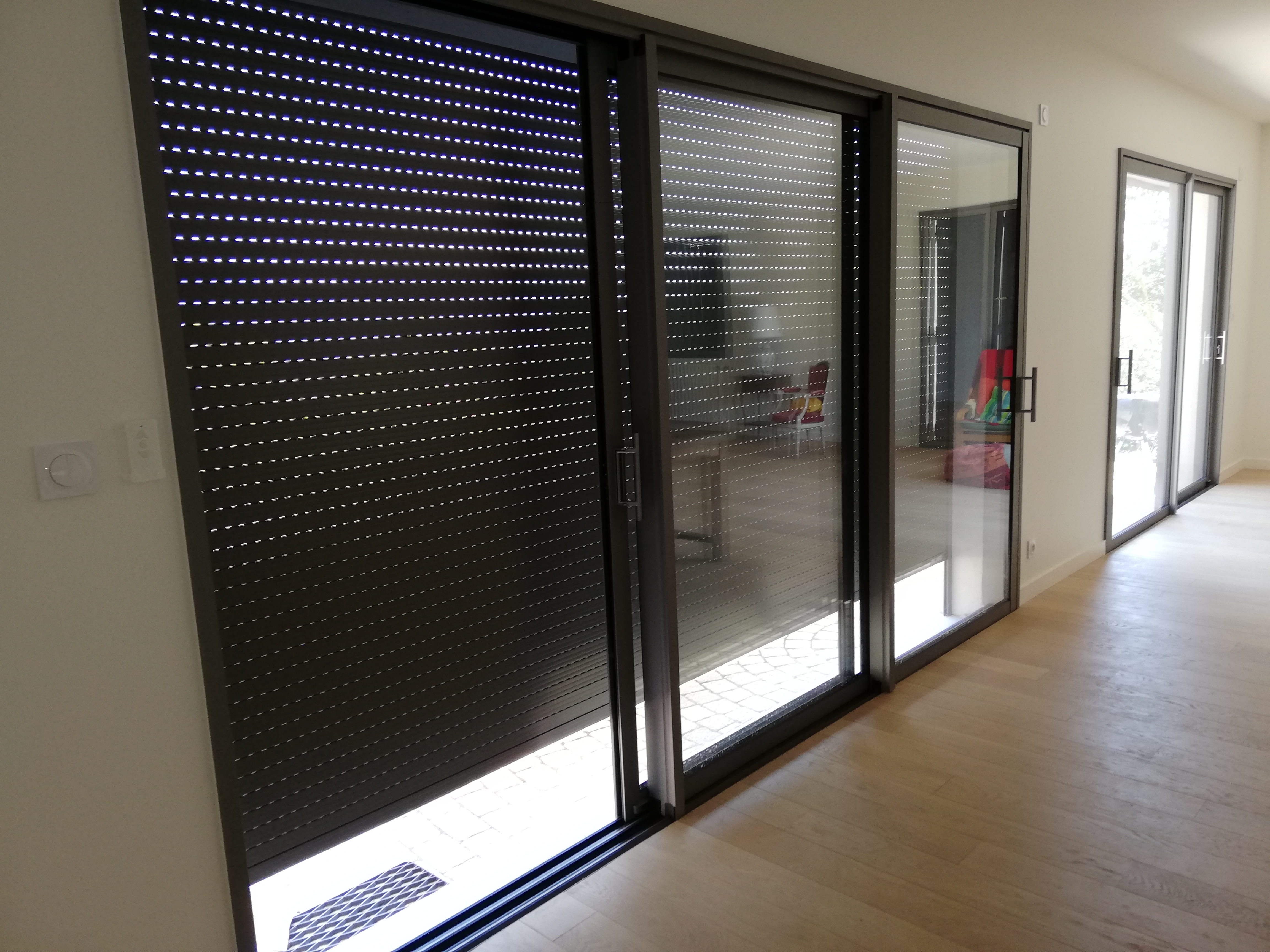 Coulissant Alu K LINE 3 rails