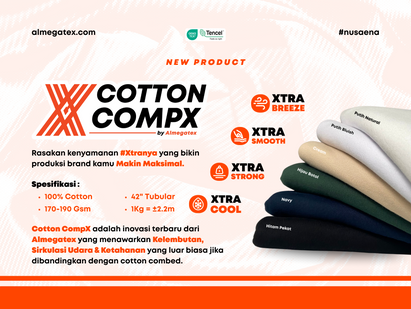 Cotton CompX Keunggulannya Lebih Xtra dari Cotton Combed