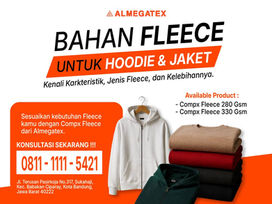 Kenali bahan fleece untuk hoodie dan jaket, mulai dari karakteristik, jenis, kelebihan, hingga tips memilih bahan fleece yang tepat.