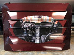 See through interior on mustang loovers