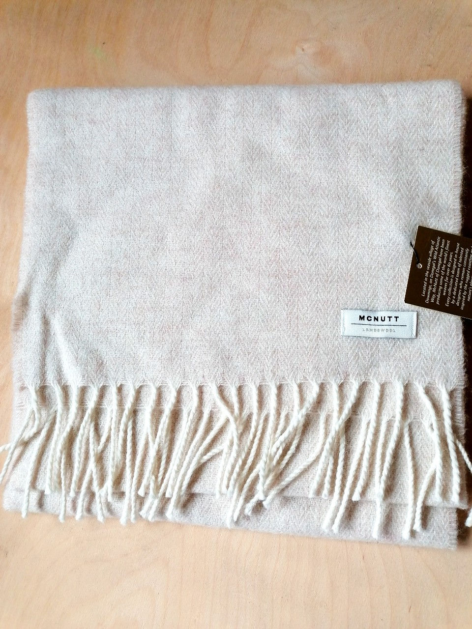 Thumbnail: Mc Nutt Lambswool Herringbone Scarf