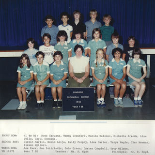 1983 - Sunshine Technical School Year 7SE.jpg
