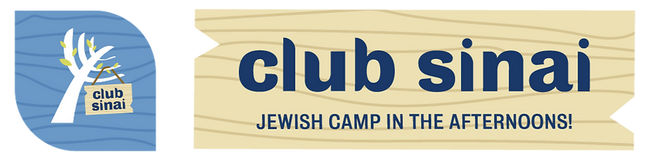 CLUB SINAI_horizontal logo with sign_blu