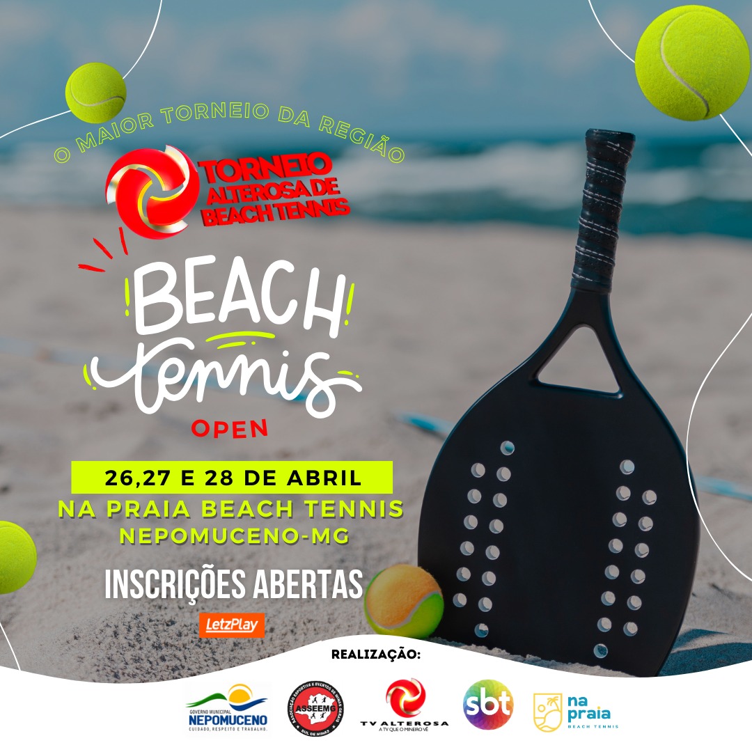 TORNEIO ALTEROSA DE BEACH TENNIS - NEPOMUCENO/MG