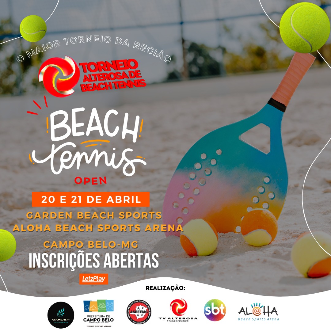 TORNEIO ALTEROSA DE BEACH TENNIS - CAMPO BELO/MG