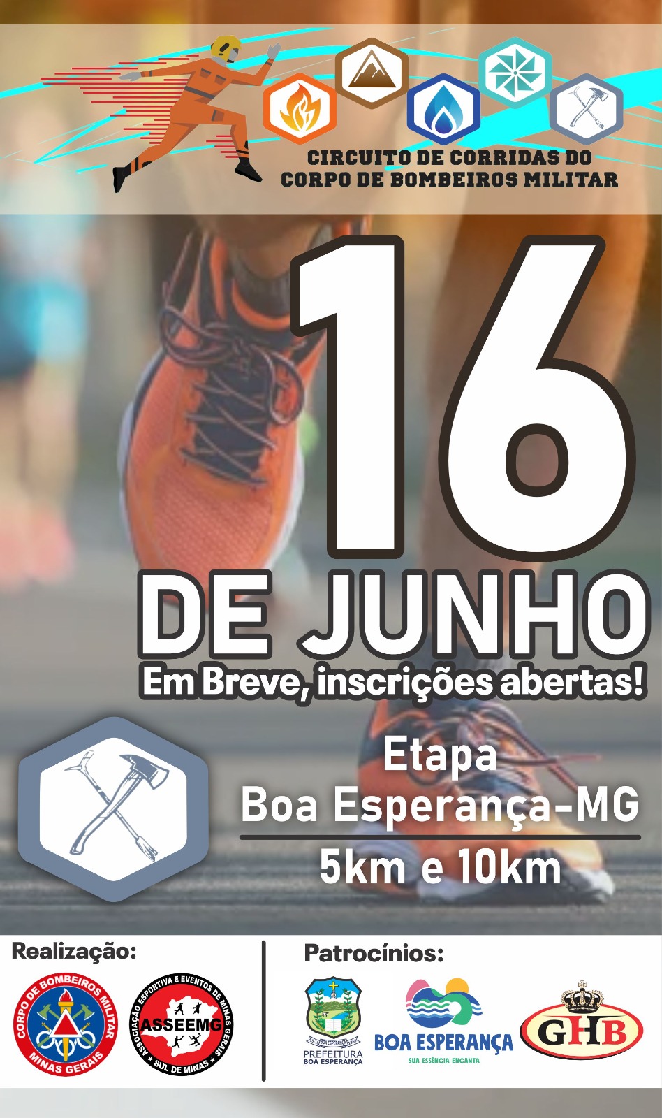 FOTOS CORRIDA DOS BOMBEIROS DE BOA ESPERANÇA/MG