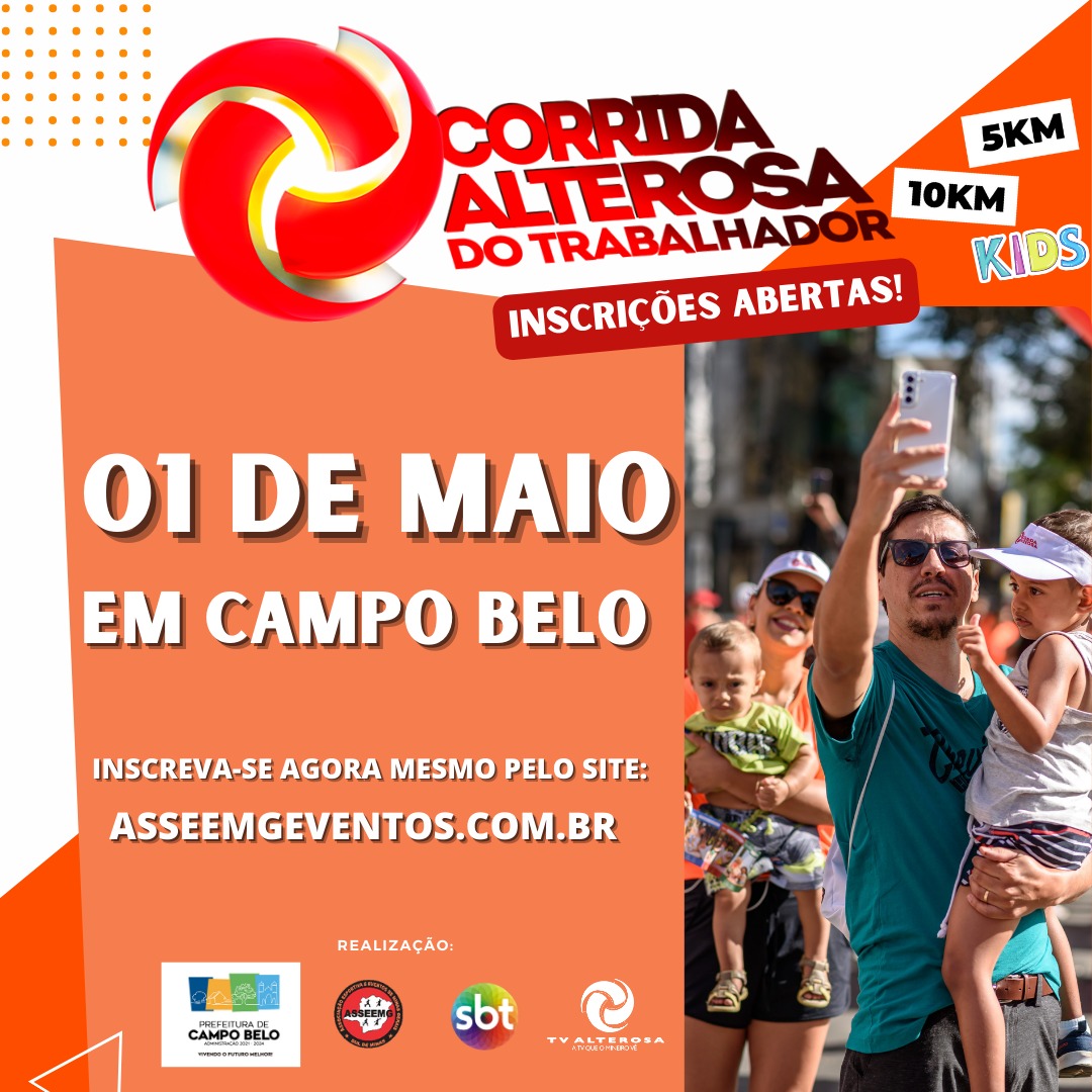 CORRIDA ALTEROSA DO TRABALHADOR DE CAMPO BELO/MG