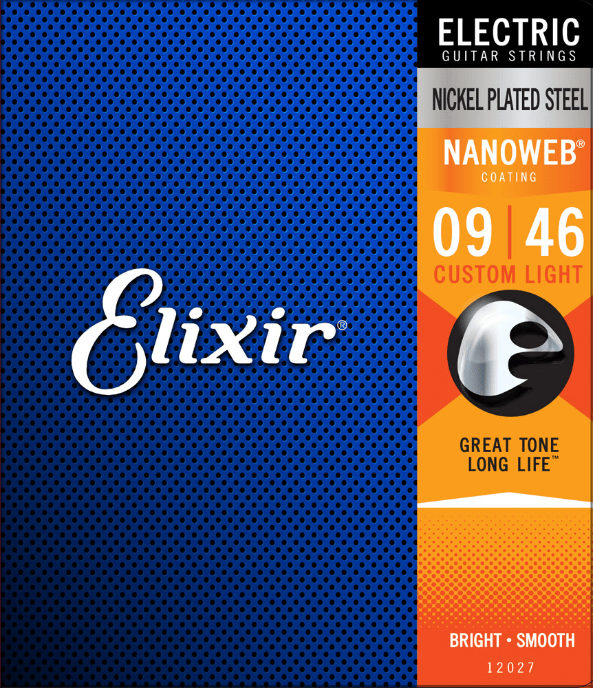 ELIXIR ELECTRIC 9/46 NW NICKEL PLATED STEEL