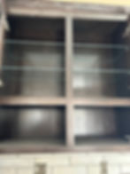 Kitchen Cabinets, Glass shelves