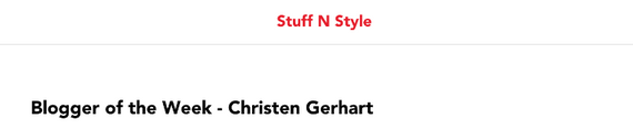 Stuff N Style Feature!