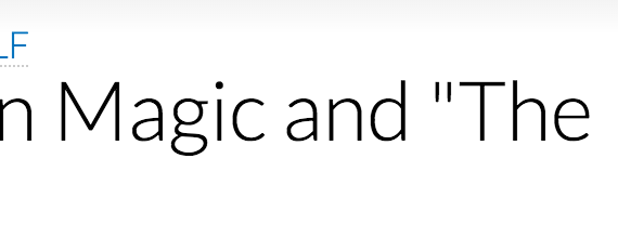 Women in Magic