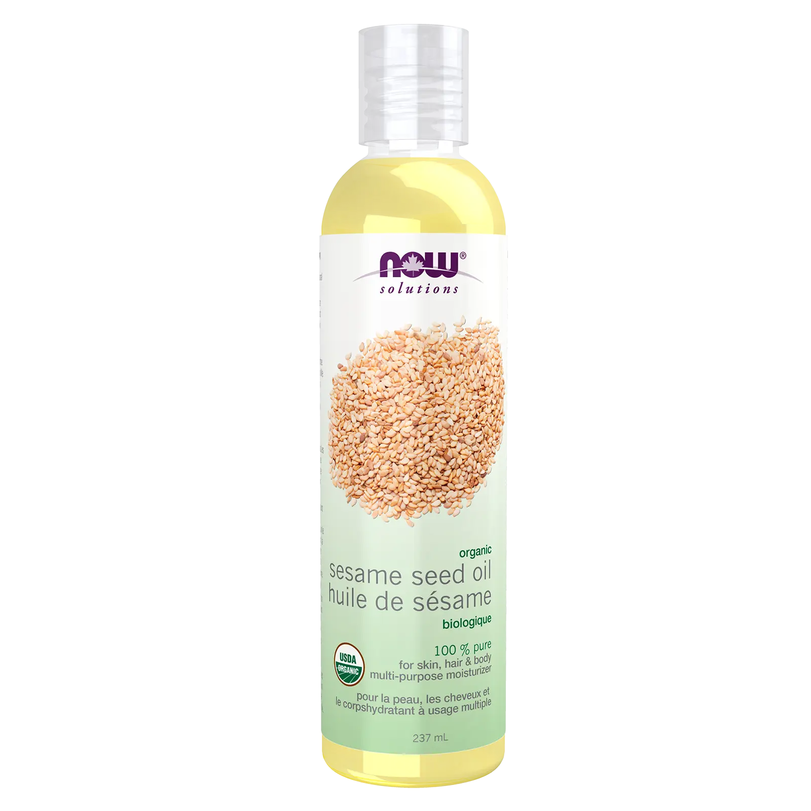 NOW Organic 100% Pure Sesame Seed Oil 237ml