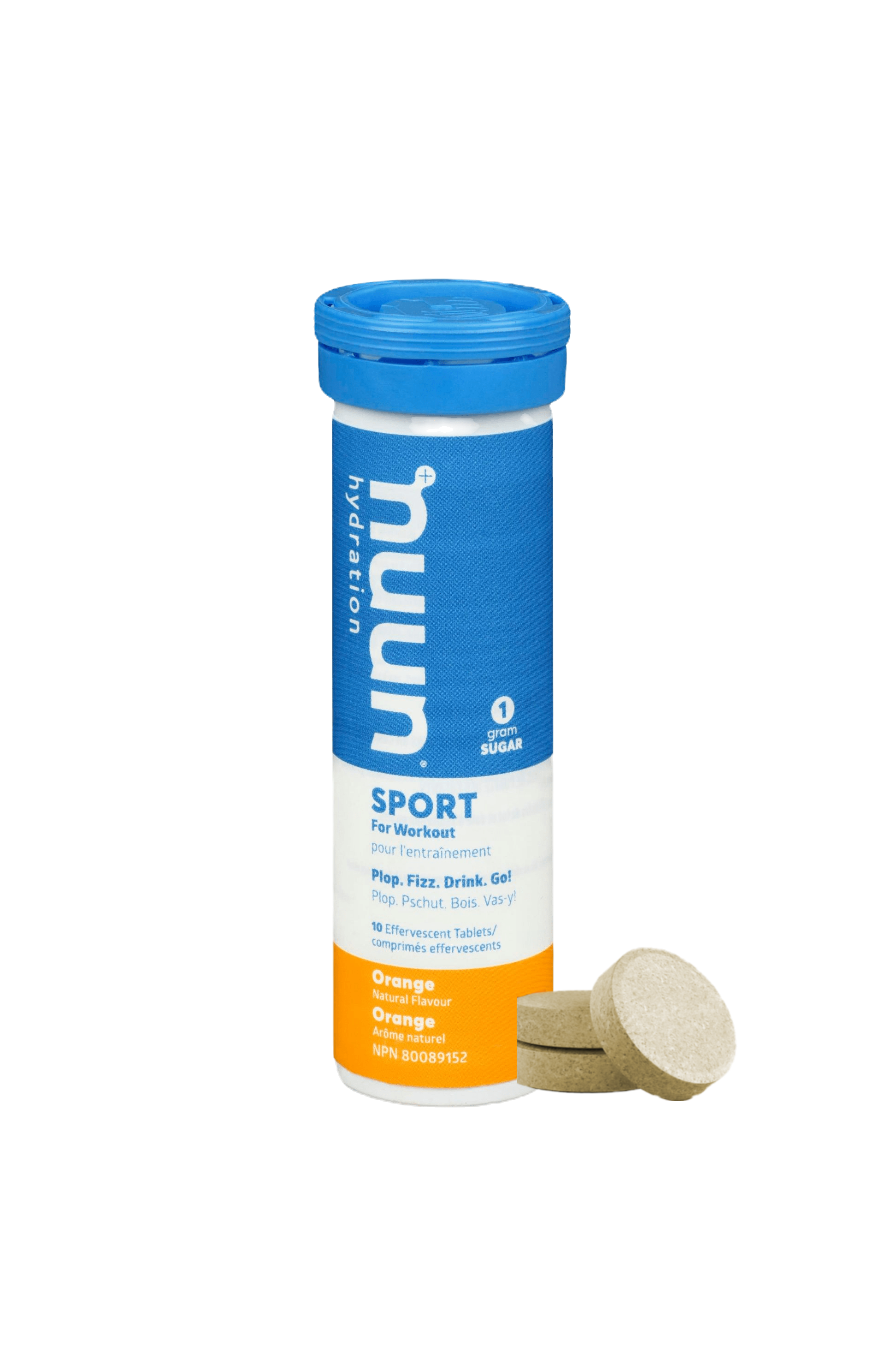 Nuun Sport Hydration - Orange Flavor 10 Tablets
