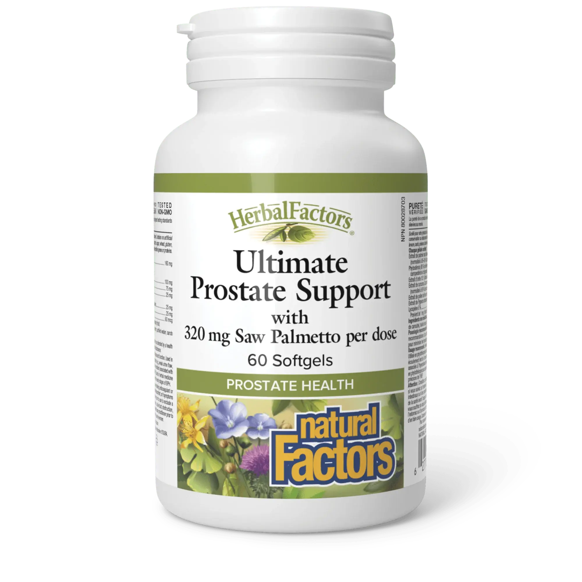Natural Factors Ultimate Prostate Support 60sgels