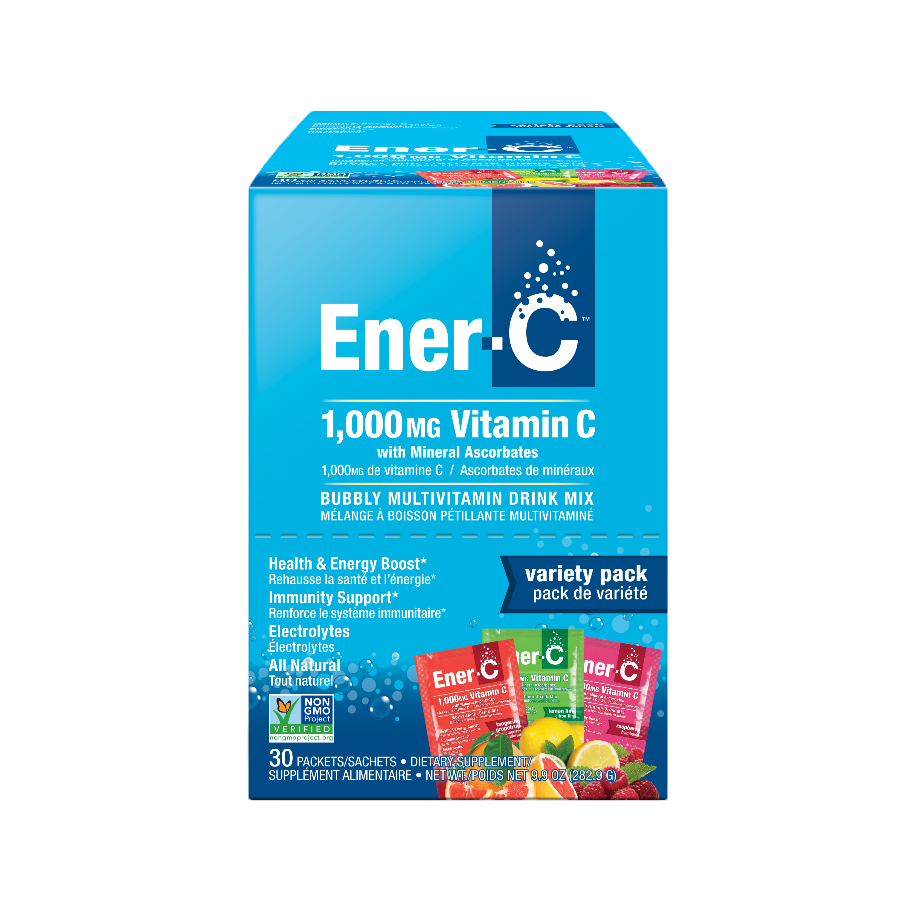 Ener-C Vitamin C 1000mg Variety Pack 30 pks
