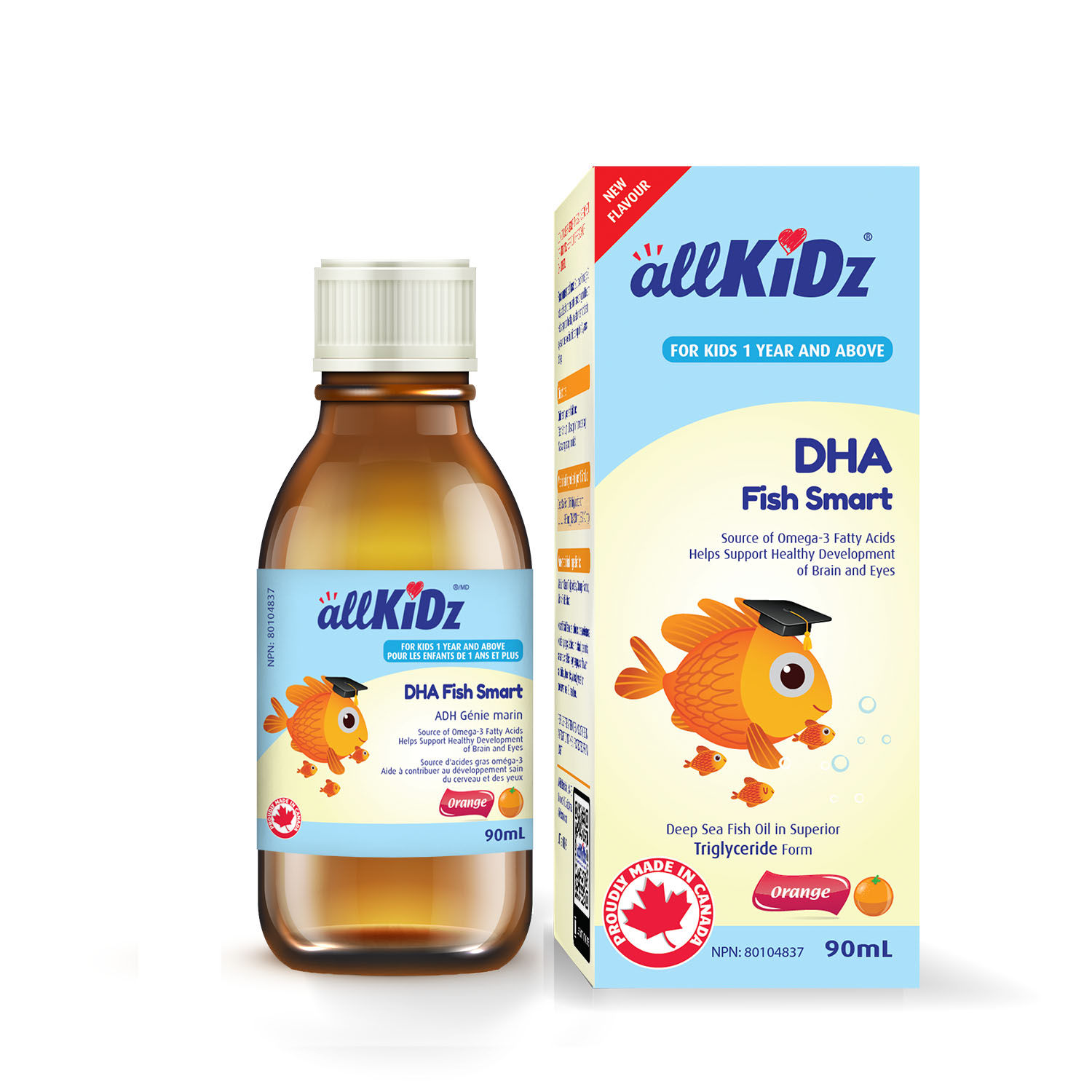 All Kidz DHA Fish Smart Orange 90ml