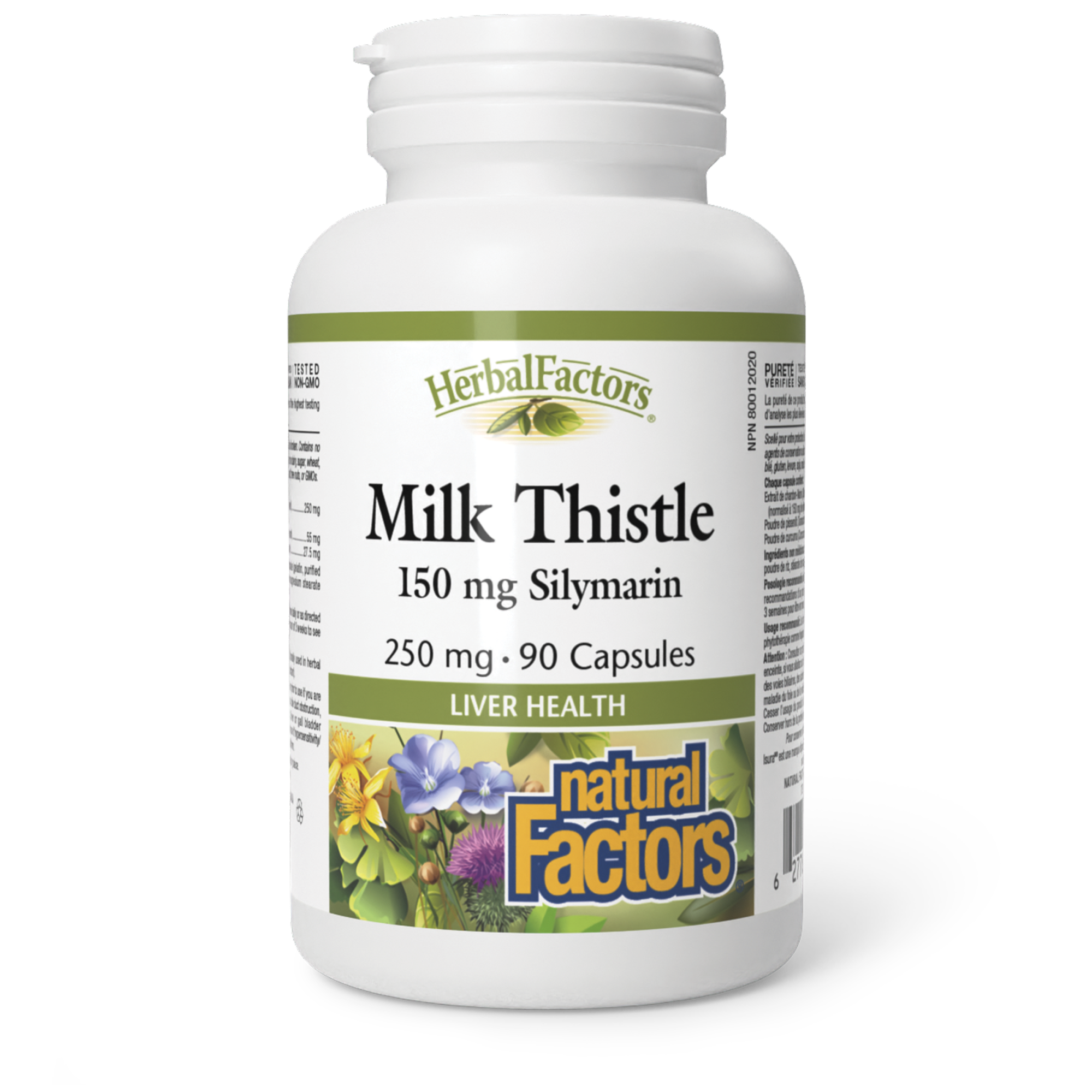 Natural Factors Milk Thistle 250mg 90Caps