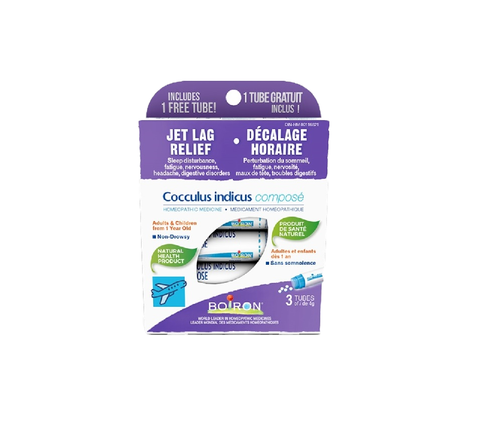 Boiron Jetlag Relief (Cocculus Indicus Composé) 3x4g Tubes