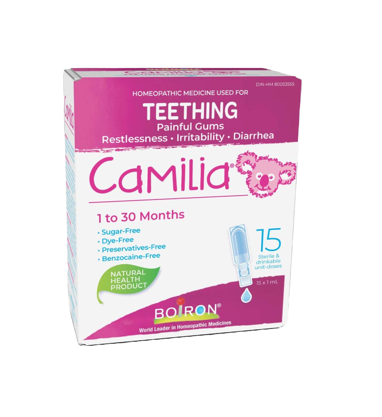 Boiron Camilia® Teething Relief - 15 Liquid Doses