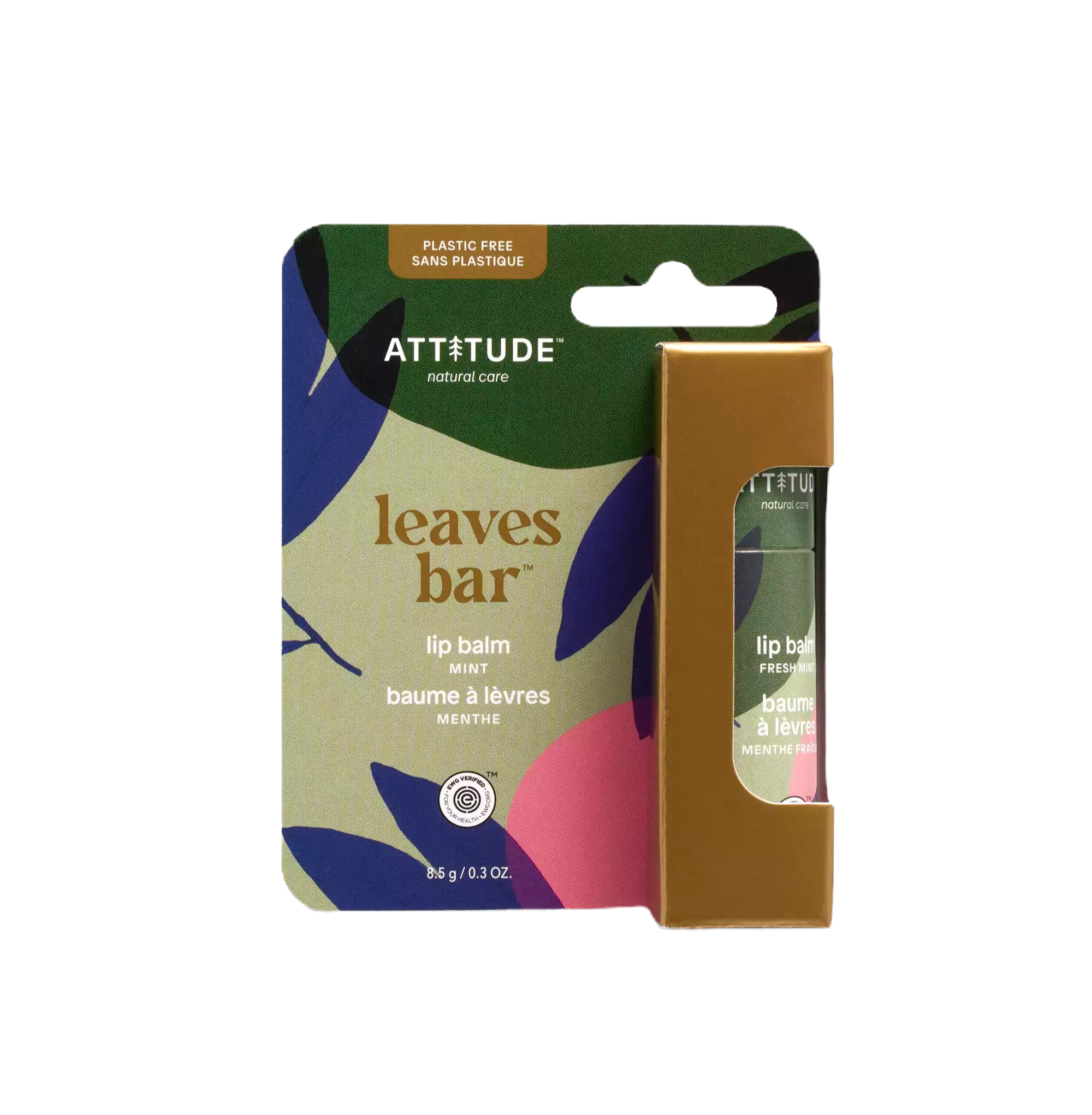 Attitude Leaves Bar™ Mint Lip Balm 8.5g
