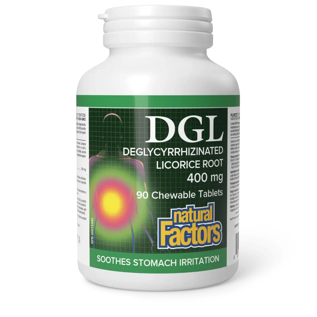 Natural Factors DGL 400mg 90 Chews