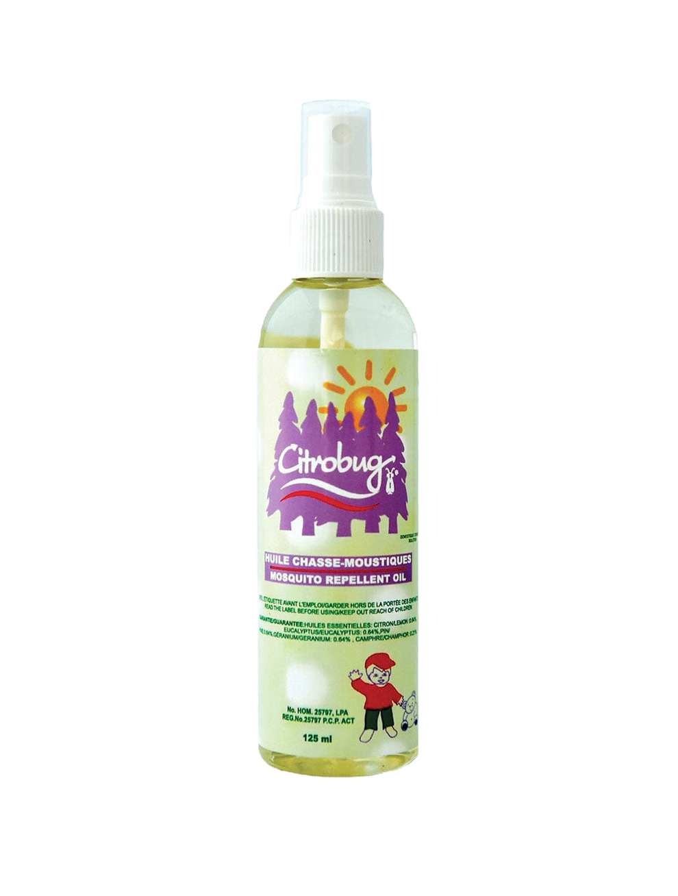 Citrobug Kids Natural DEET-Free Mosquito Repellent 125ml