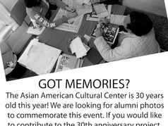 AACC 30th Anniversary – Call for alumni photos