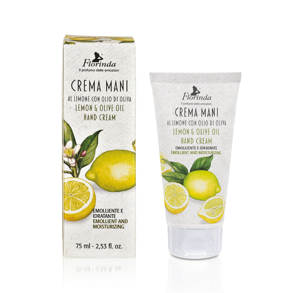 Crema mani al limone con Olio d'oliva