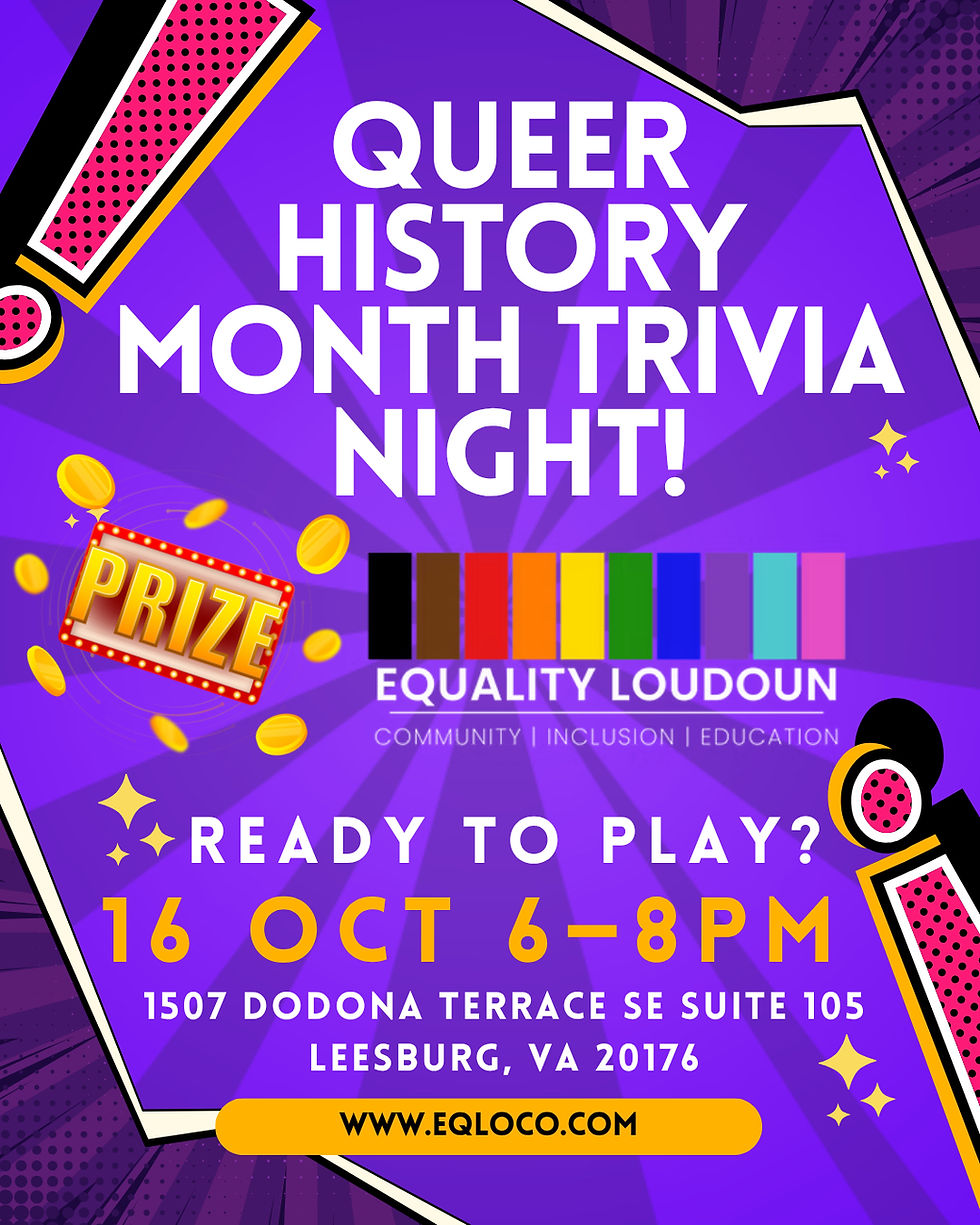 Queer History Trivia Night! ๐ง ๐ณ๏ธโ๐