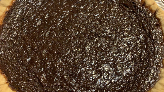 Chocolate Bourbon Pie