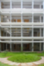 The use of horizontal shading device seen in the School of Engineering 