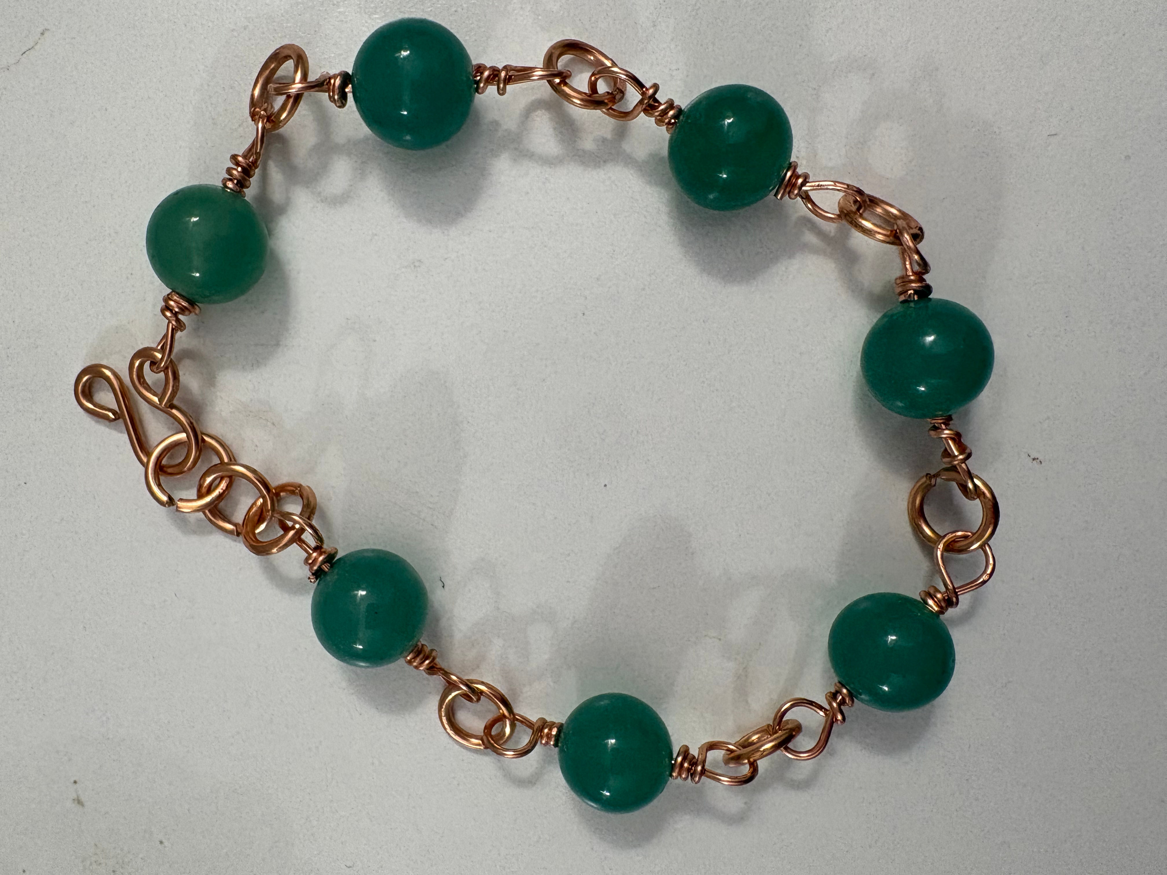 Aventurine copper link