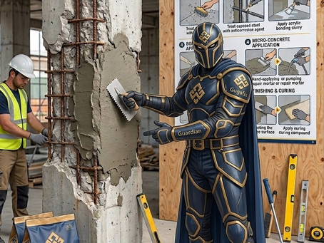 Micro Concrete: The Smart Solution for Structural Repair and Strengthening By The Guardian – Protecting Every Structure