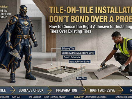 Guardian Tile Adhesive Series (GTA-009) Tile-on-Tile Installation: How to Choose the Right Adhesive