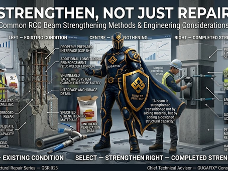 The Guardian Structural Repair Series — GSR-025RCC Beam Strengthening: Common Methods and Engineering Considerations