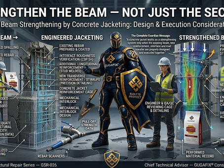 The Guardian Structural Repair Series — GSR-026RCC Beam Strengthening by Concrete Jacketing: Design and Execution Considerations