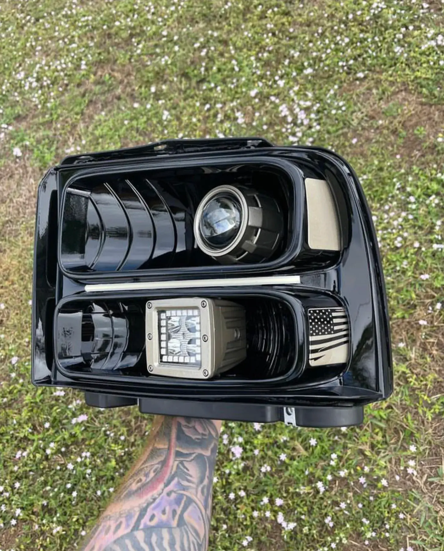 1999-2007 Ford SuperDuty Projector/Pod Switchback Headlights